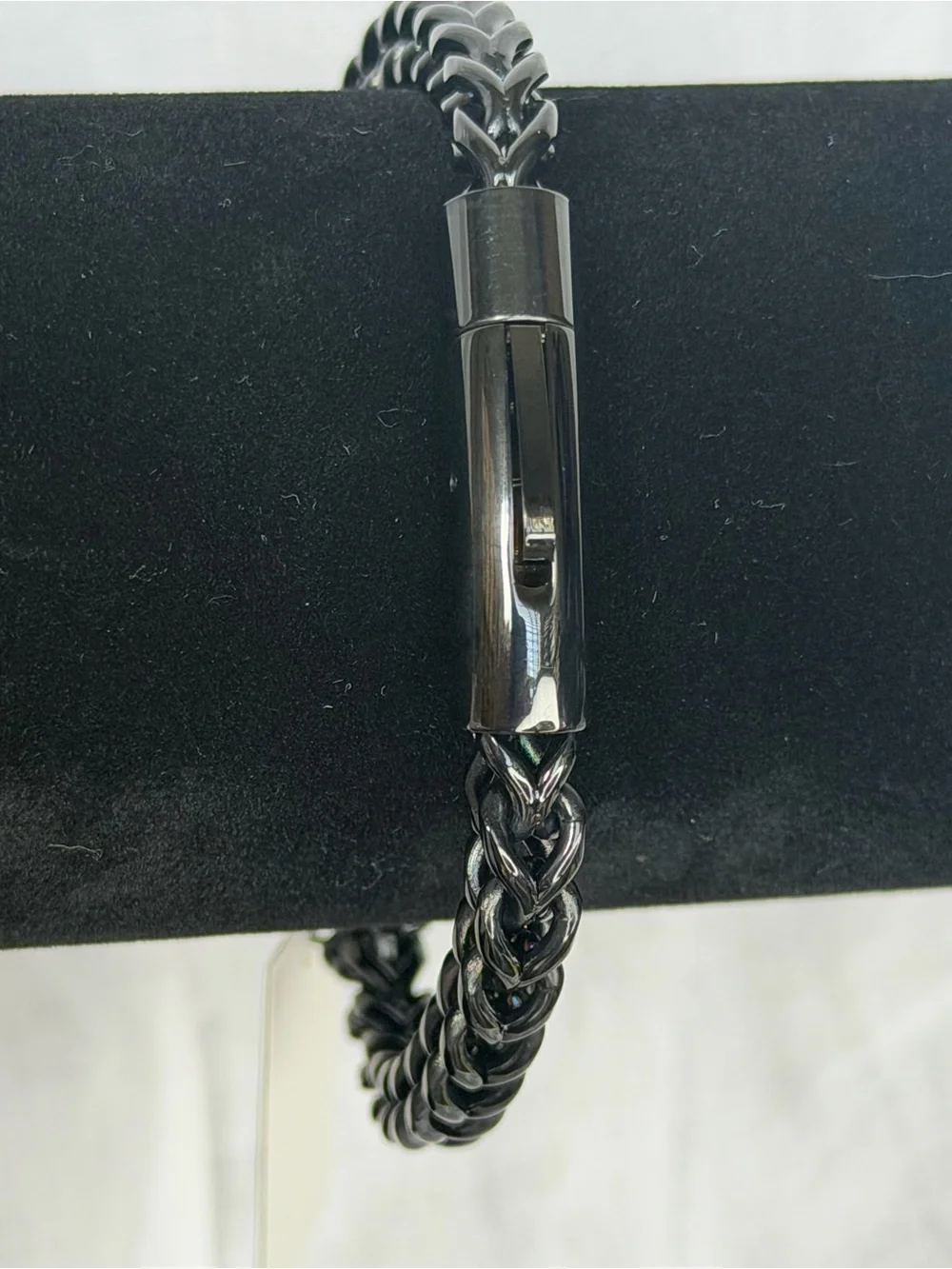 Men's Talidara Black Double-Curb Chain Bracelet